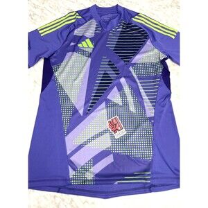 Adidas Tiro 24 PRO GK Goalkeeper Jersey Goalie Purple IN0424 Mens XL Slim Fit
